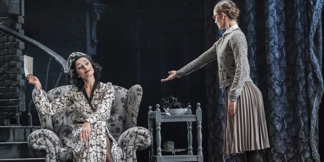 Matthew Bourne's Cinderella – Michaela Meazza as Sybil, Cinderellas Stepmother and Ashley Shaw as Cinderella