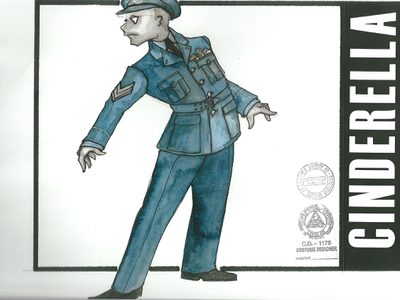 Harry, the Pilot - Lez Brotherston Original Costume Design