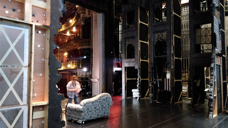 Marking positions for props on stage