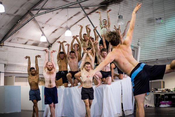 In rehearsals for Matthew Bourne's Swan Lake