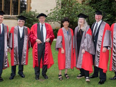 Matthew Bourne receives honorary degree of Doctor of Letters from University of Oxford