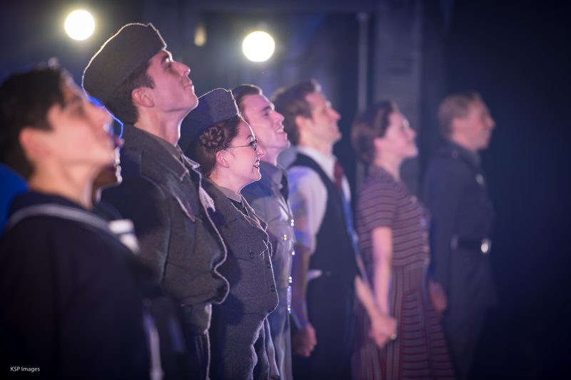 The cast of Matthew Bourne's Cinderella bowing