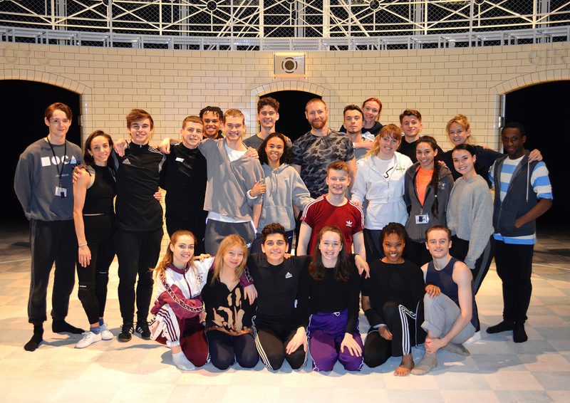 The Montague company dancers with the Leicester Young Cast
