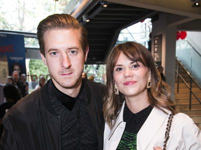 Arthur Darvill with guest at the Romeo and Juliet Gala Performance