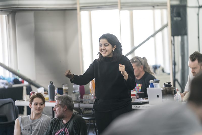 Arielle Smith in Romeo and Juliet rehearsals