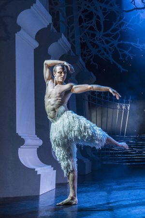 The Swan (Matthew Ball) in Matthew Bourne's Swan Lake
