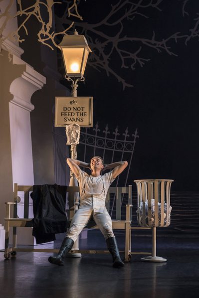 The Prince (Liam Mower) in Matthew Bourne's Swan Lake