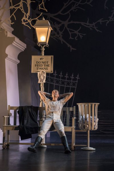 The Prince (Liam Mower) in Matthew Bourne's Swan Lake