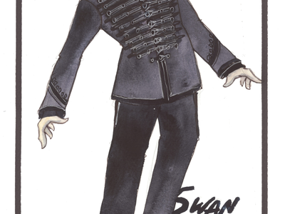 Hungarian Escort costume design