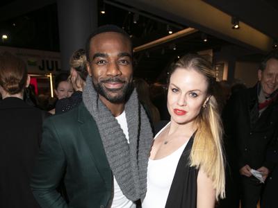 Ore Oduba (presenter) and Joanne Clifton (professional dancer)