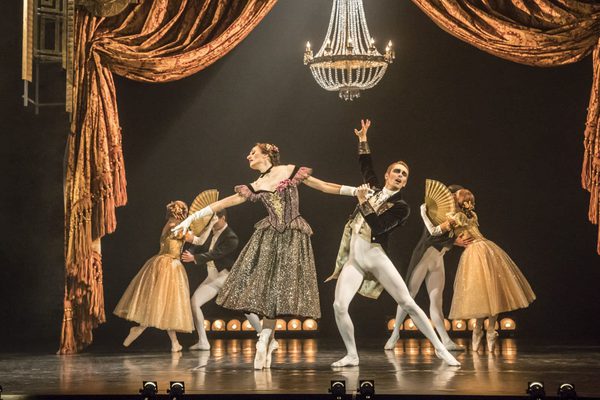 The Red Shoes – Michela Meazza as Irina Boronskaja, Liam Mower as Ivan Boleslawsky, and The Company