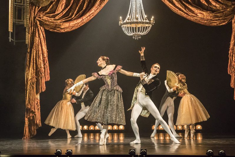 The Red Shoes – Michela Meazza as Irina Boronskaja, Liam Mower as Ivan Boleslawsky, and The Company