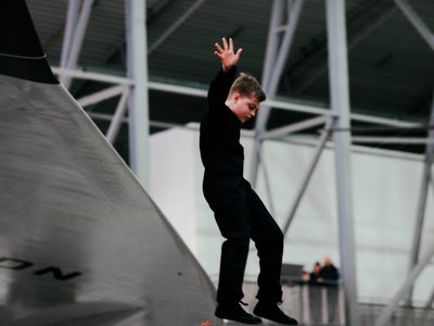 Legacy Dance Company performing Cinderella: A Museum Adventure at Imperial War Museum Duxford