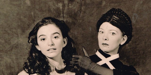A 1992 studio shot of Etta Murfitt and Ally Fitzpatrick in Deadly Serious