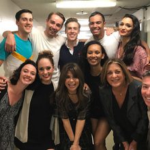 Paula Abdul backstage at The Red Shoes